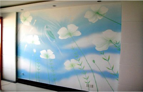 盐边画墙绘怎么画好白云的蓬松感？