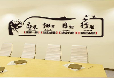 盐边企业文化墙主要展示什么？