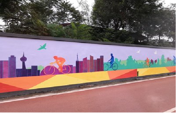 盐边墙体彩绘-围墙