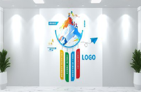 盐边公司企业形象墙的工艺材料有哪些？