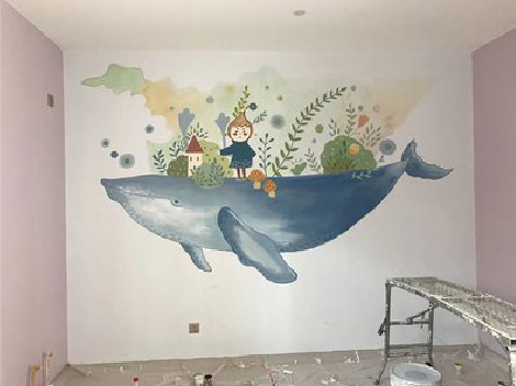 盐边手绘墙的特点及优势。